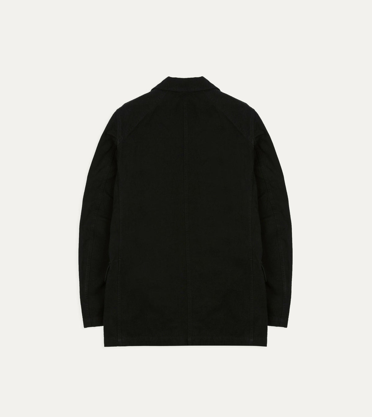 Drake's Drake's by A. Levine Black Cotton-Linen Games Blazer Mk. IV