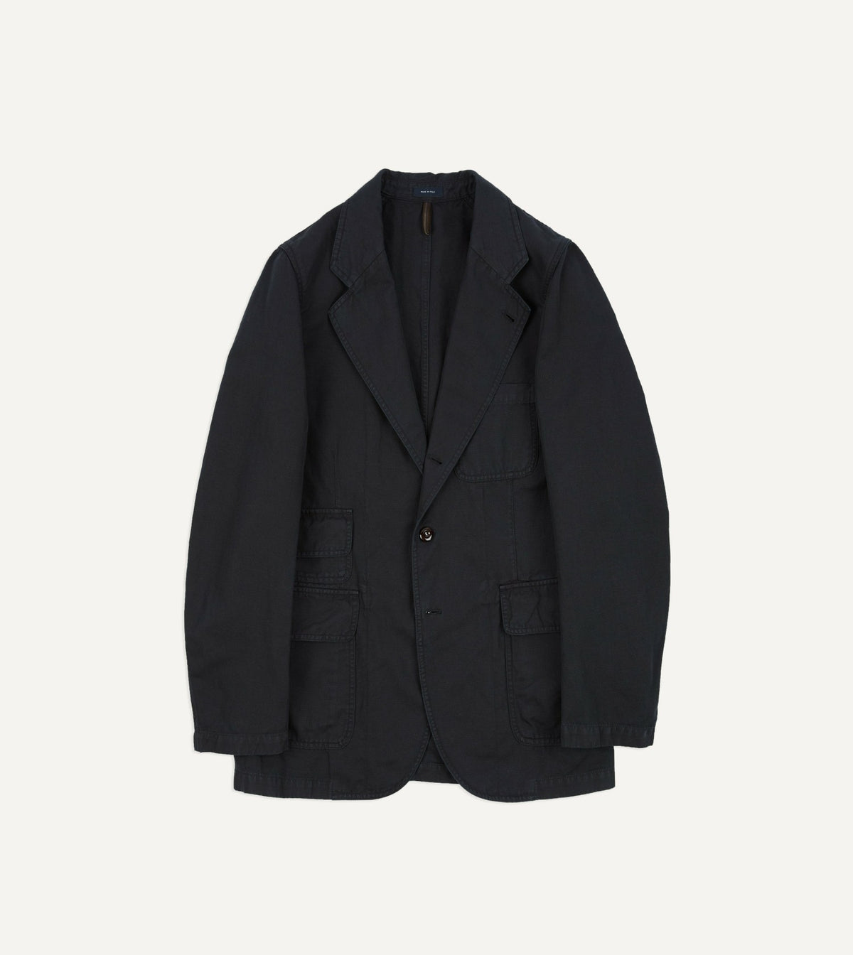 Drake's Navy Cotton-Linen Games Blazer Mk. IV