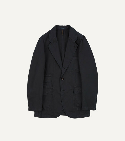 Drake's Navy Cotton-Linen Games Blazer Mk. IV