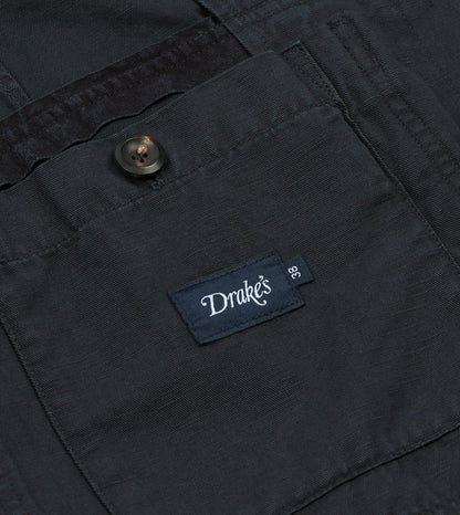 Drake's Navy Cotton-Linen Games Blazer Mk. IV