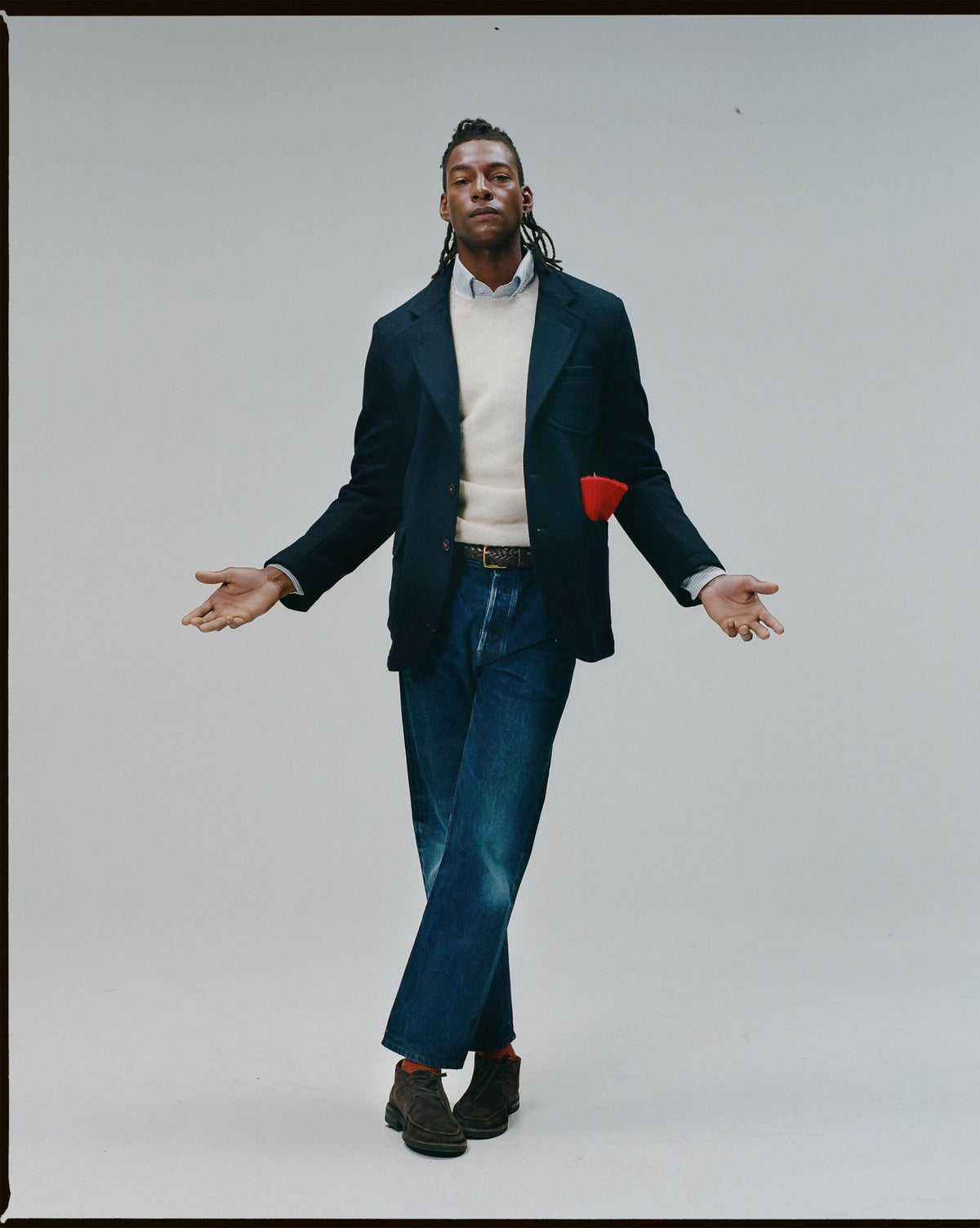 Drake's Navy Harris Tweed Games Blazer Mk. VII