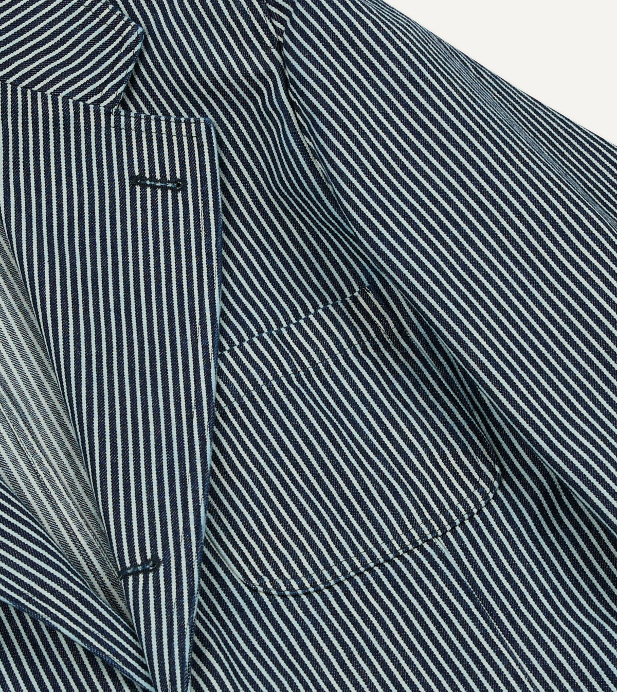 Drake's Indigo Hickory Stripe Games Blazer Mk. IV