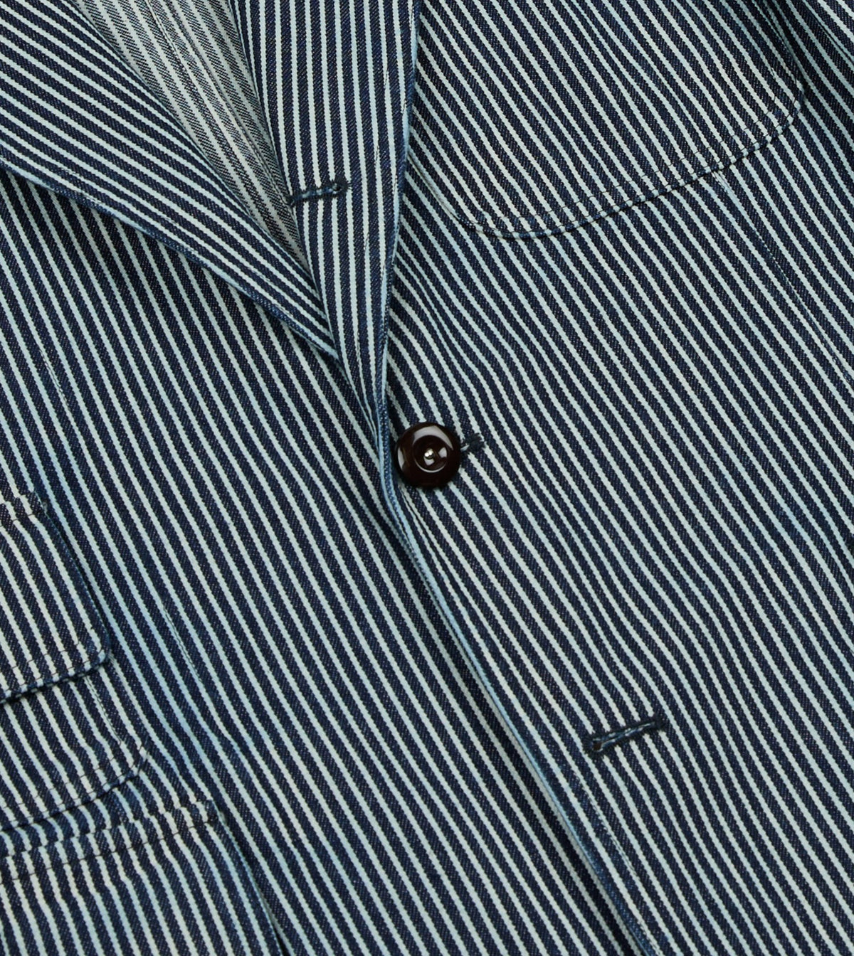 Drake's Indigo Hickory Stripe Games Blazer Mk. IV