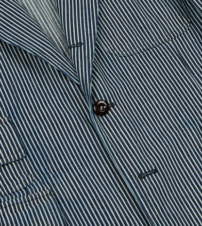 Drake's Indigo Hickory Stripe Games Blazer Mk. IV