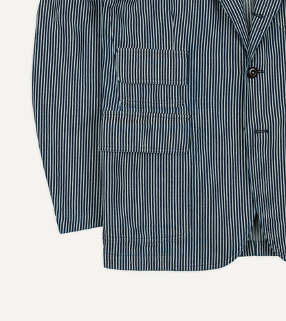 Drake's Indigo Hickory Stripe Games Blazer Mk. IV