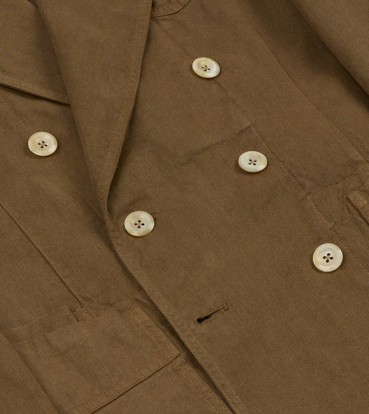 Drake's Brown Linen Gabardine Games Blazer Mk. III