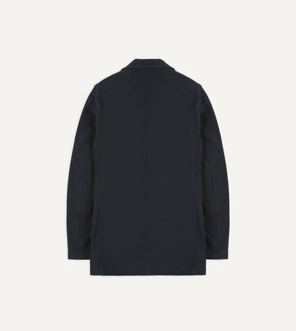 Drake's Navy Cotton Twill Field Games Blazer