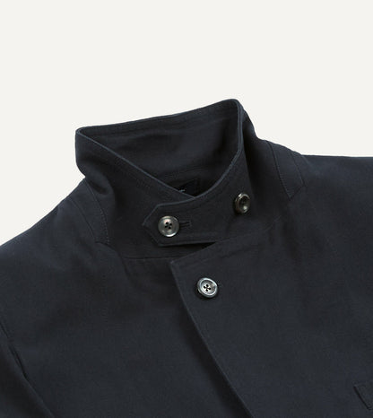 Drake's Navy Cotton Twill Field Games Blazer