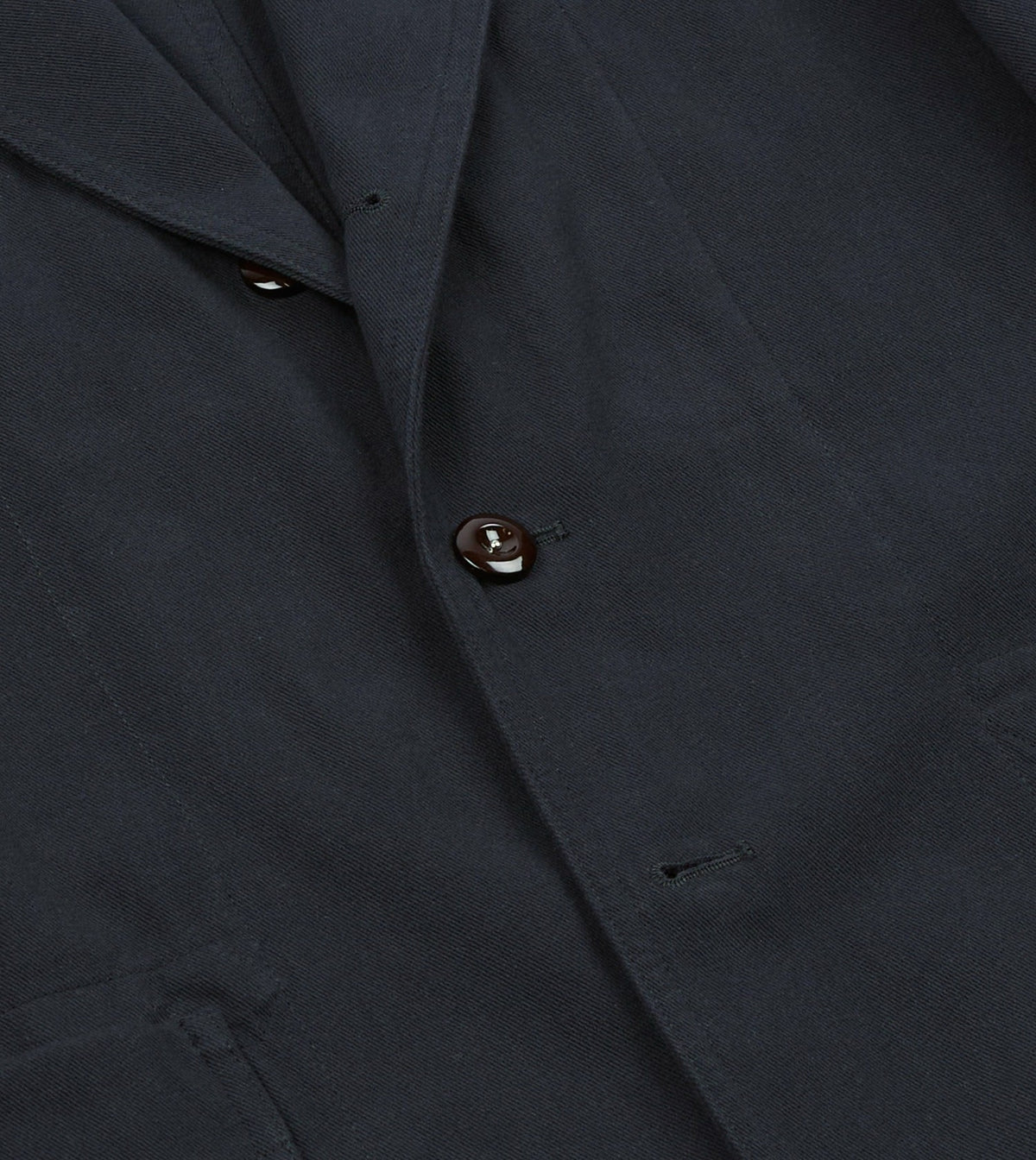 Drake's Navy Cotton Twill Field Games Blazer