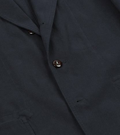 Drake's Navy Cotton Twill Field Games Blazer