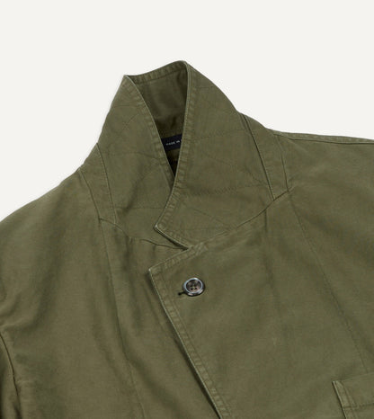 Drake's Olive Summer Moleskin Games Blazer Mk. I