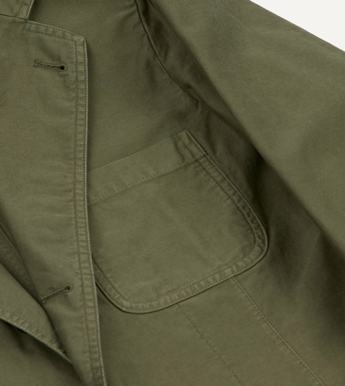 Drake's Olive Summer Moleskin Games Blazer Mk. I