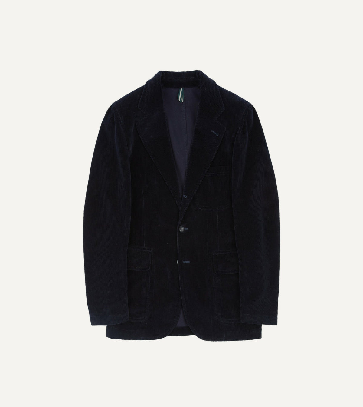 Drake's Navy Cotton Corduroy Games Blazer Mk. I