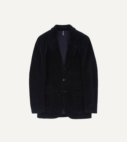 Drake's Navy Cotton Corduroy Games Blazer Mk. I