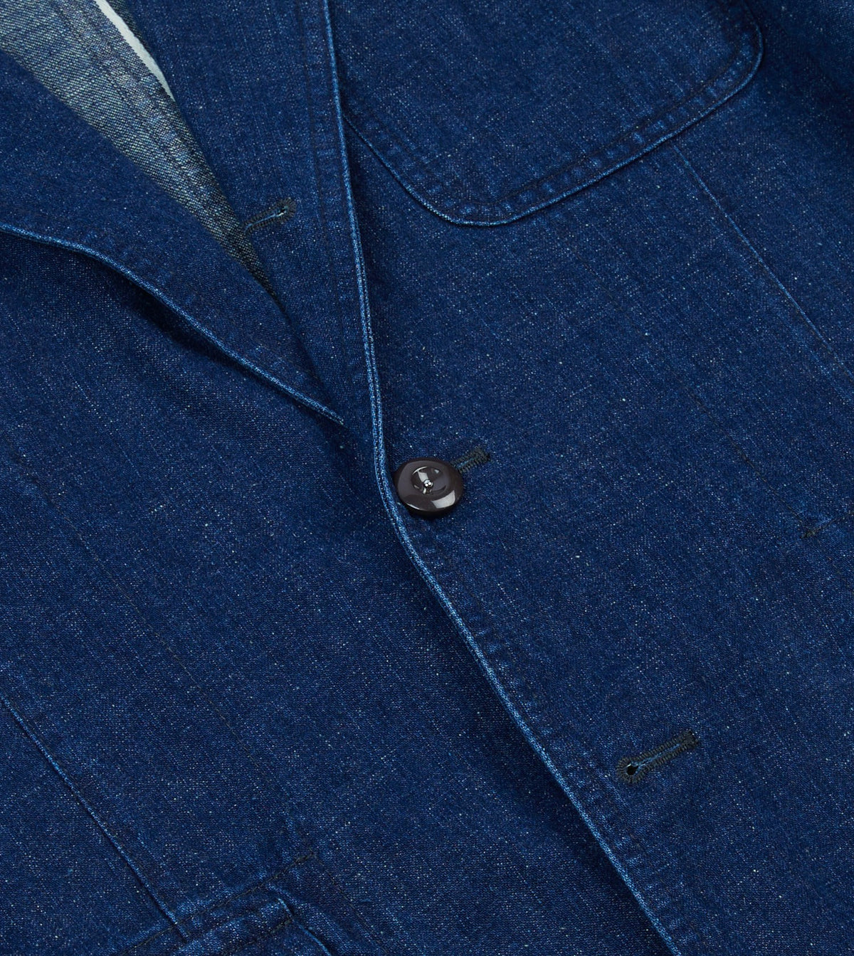 Drake's Indigo Cotton-Linen Games Blazer Mk. I