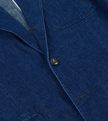 Drake's Indigo Cotton-Linen Games Blazer Mk. I