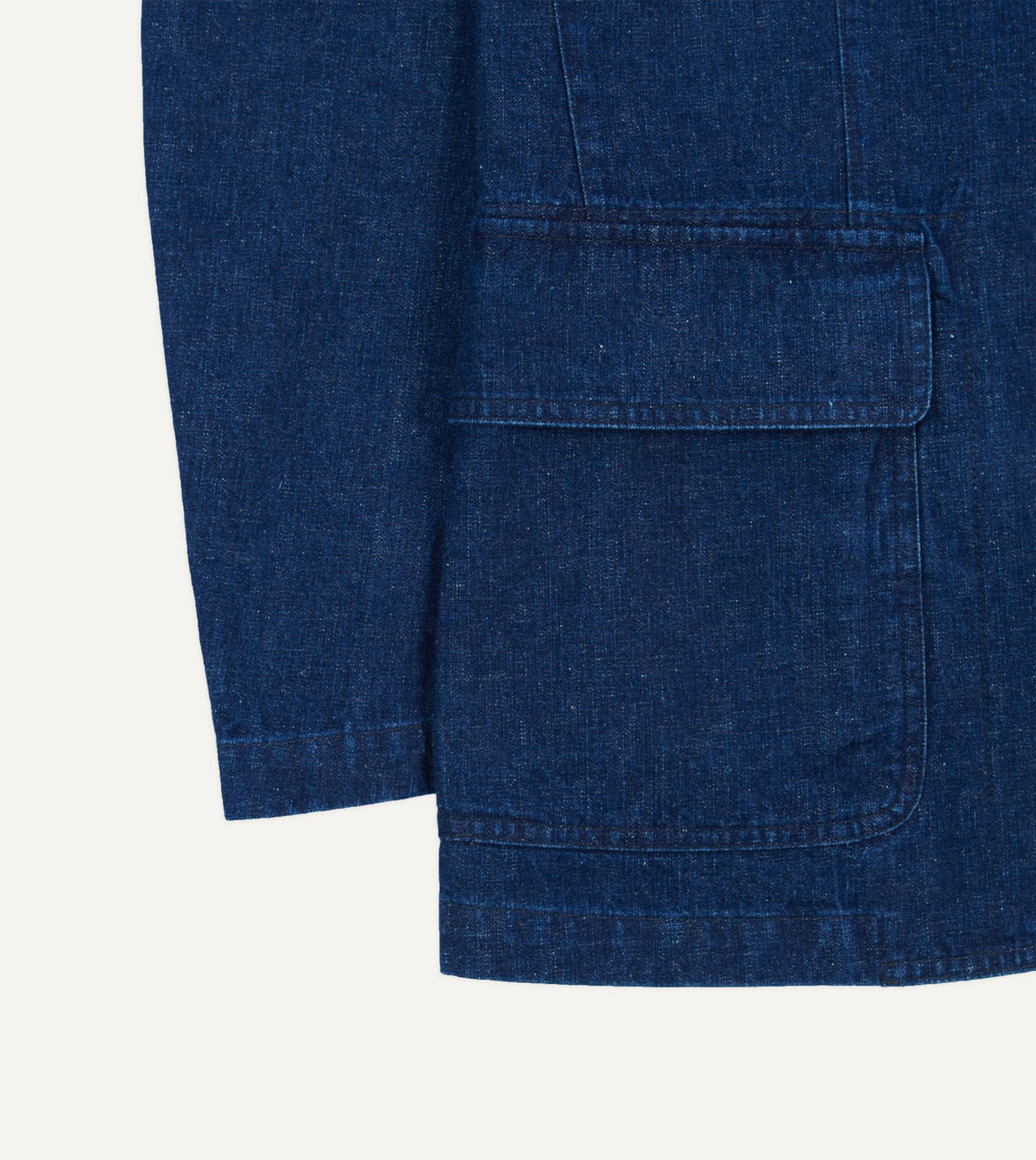 Drake's Indigo Cotton-Linen Games Blazer Mk. I