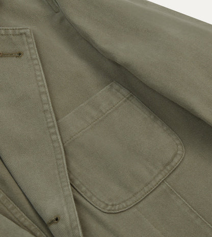 Drake's Khaki Heavy Cotton Twill Games Blazer Mk. I
