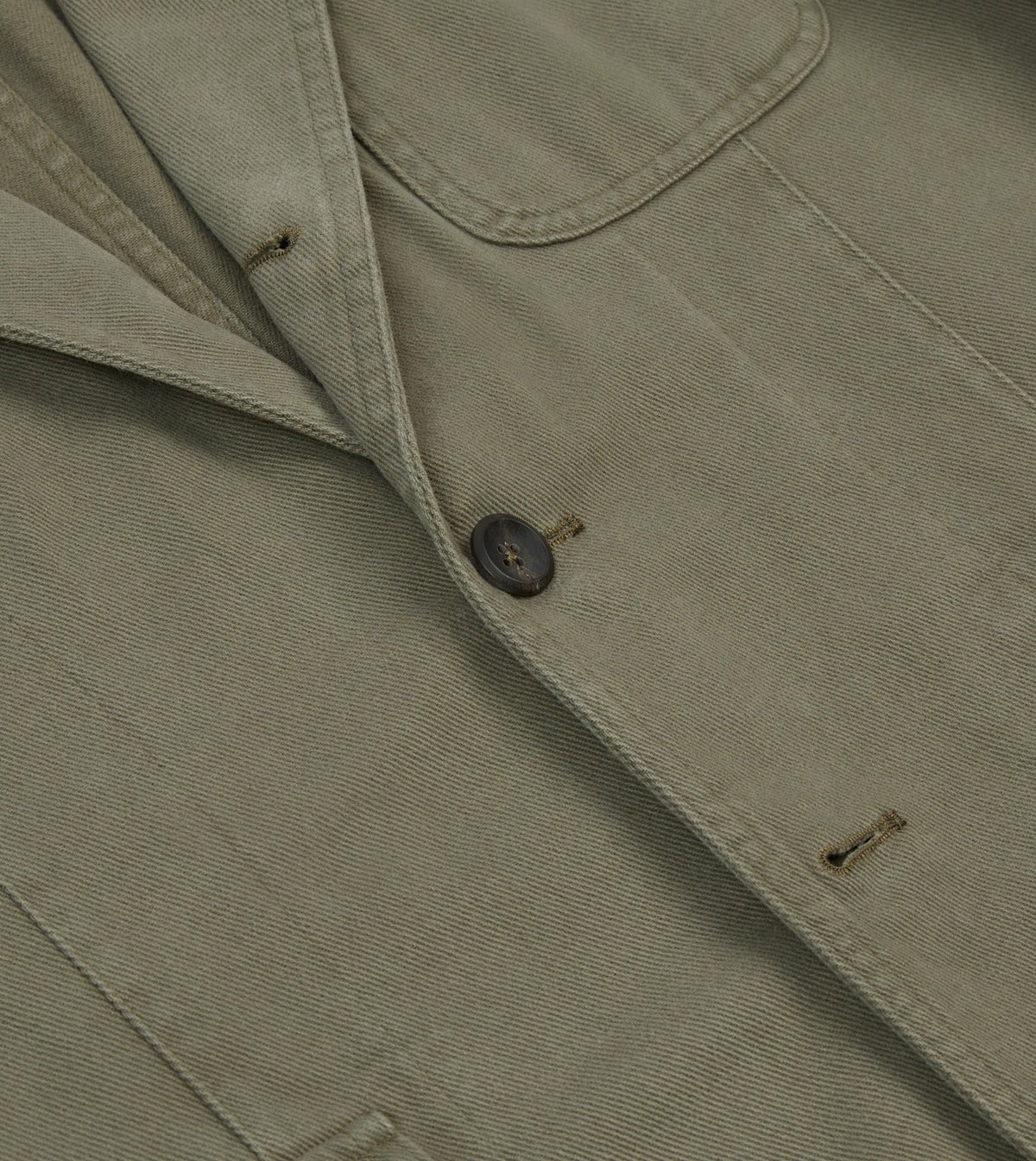 Drake's Khaki Heavy Cotton Twill Games Blazer Mk. I