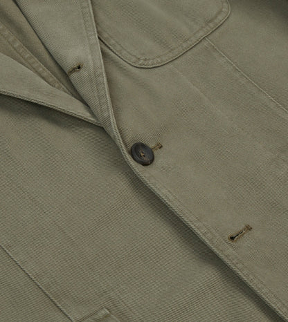 Drake's Khaki Heavy Cotton Twill Games Blazer Mk. I