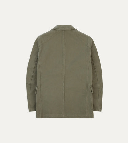 Drake's Khaki Heavy Cotton Twill Games Blazer Mk. I