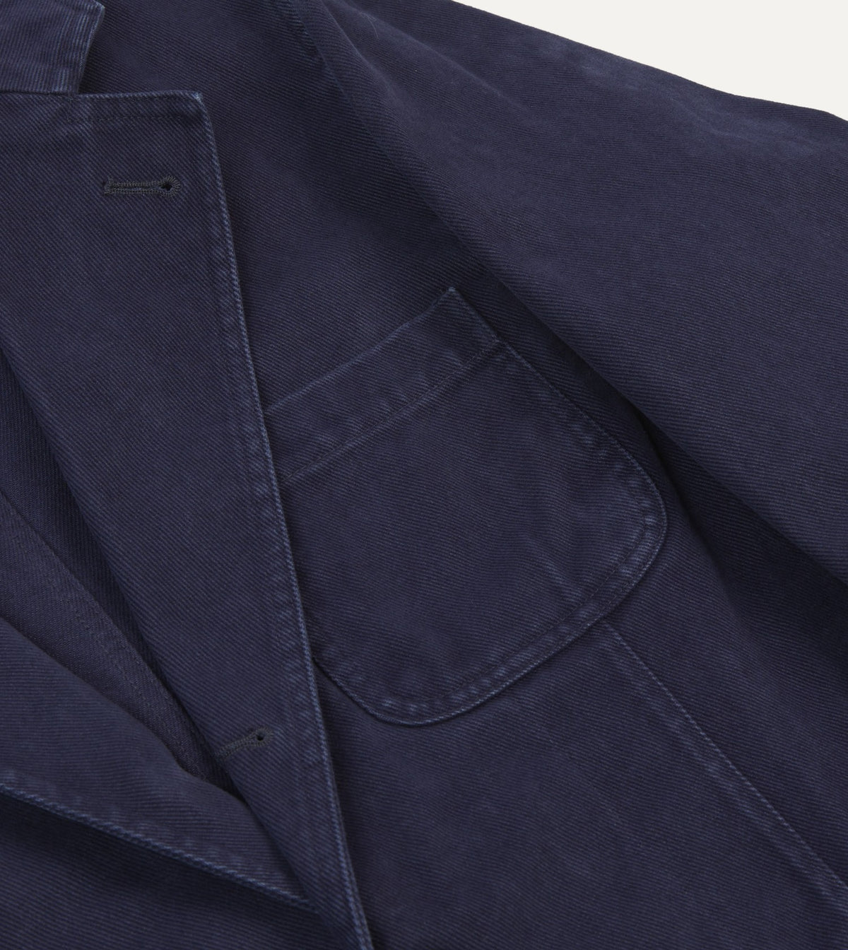 Drake's Indigo Heavy Cotton Twill Games Blazer Mk. I