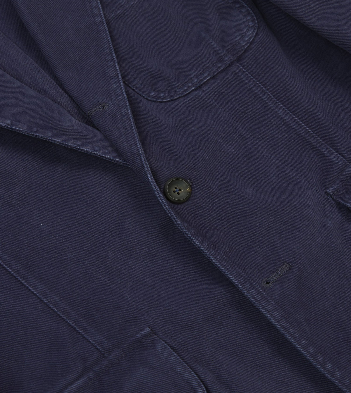 Drake's Indigo Heavy Cotton Twill Games Blazer Mk. I