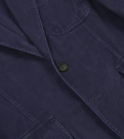 Drake's Indigo Heavy Cotton Twill Games Blazer Mk. I