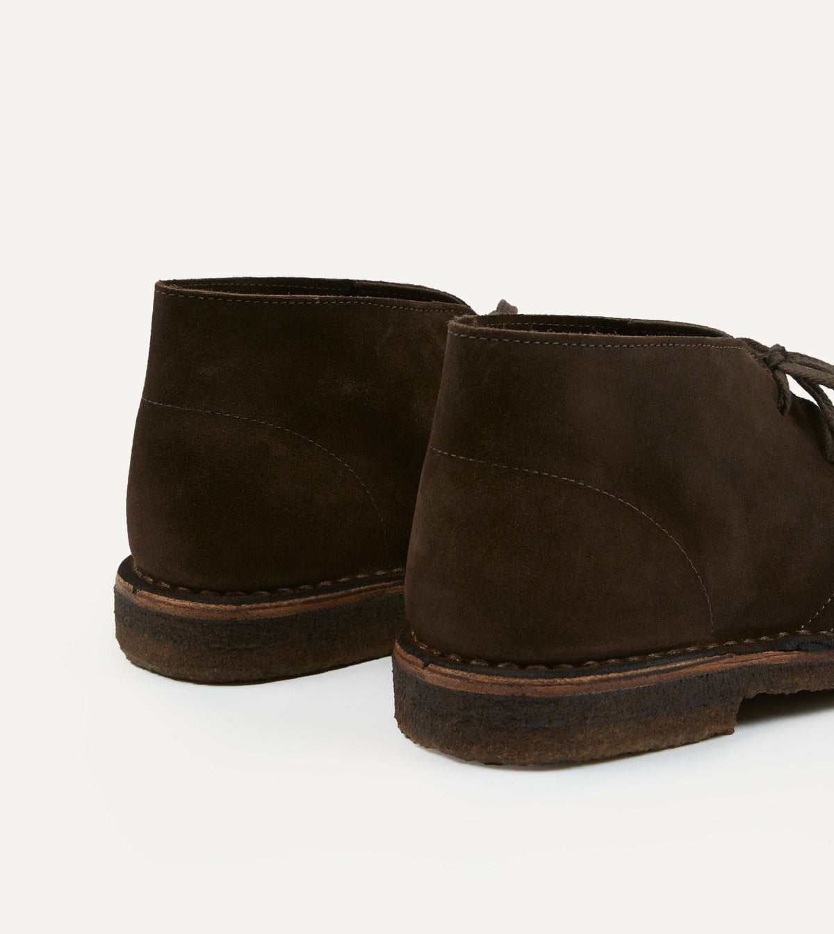 Drake's Clifford Desert Boot Dark Brown Suede