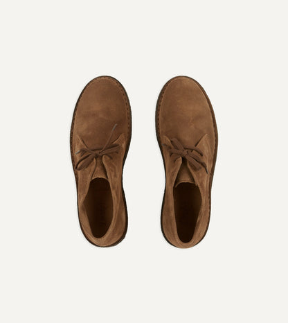 Drake's Clifford Desert Boot Tobacco Suede