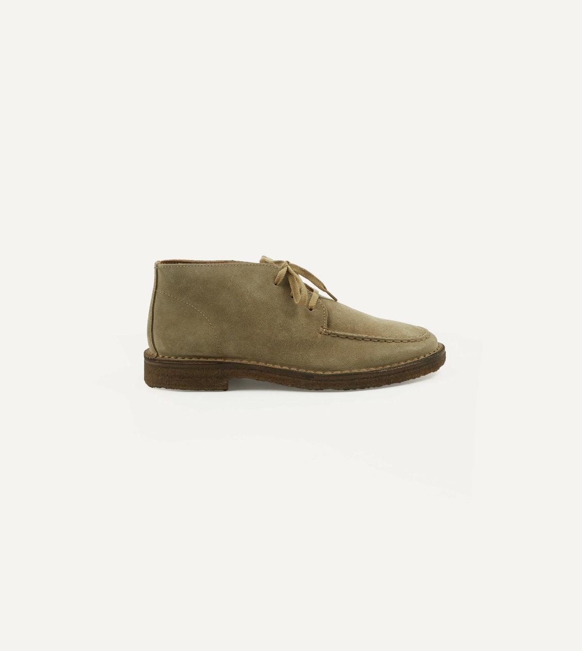 Drake's Crosby Moc-Toe Chukka Boot Sand Suede