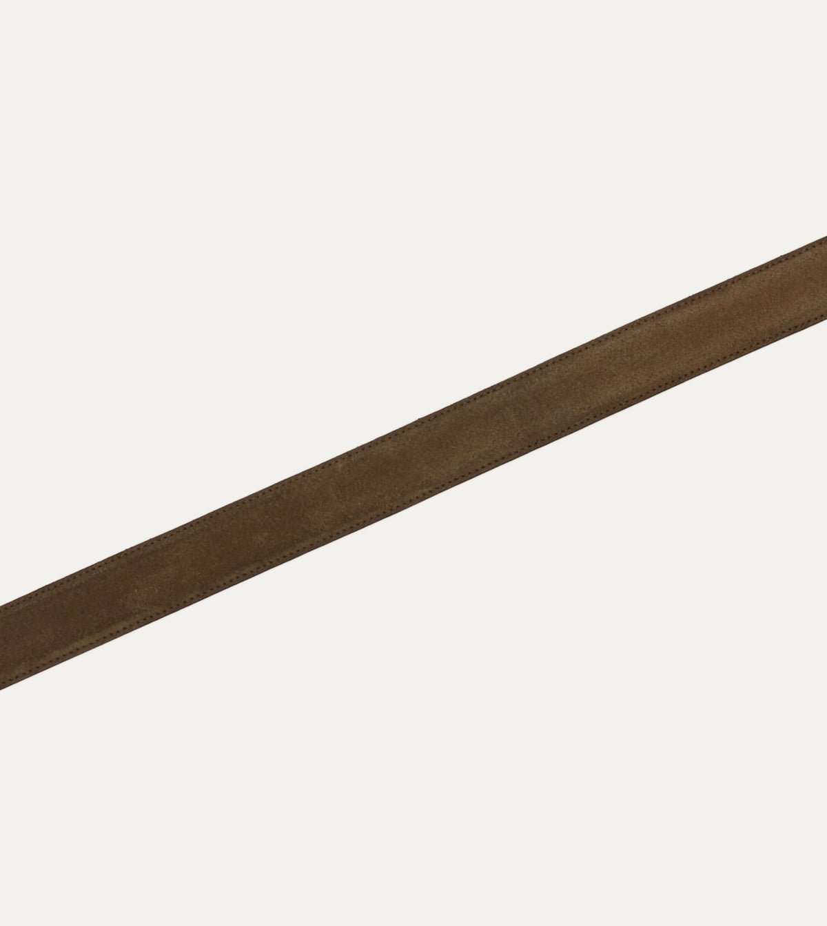 Drake's Dark Brown Suede Western Belt