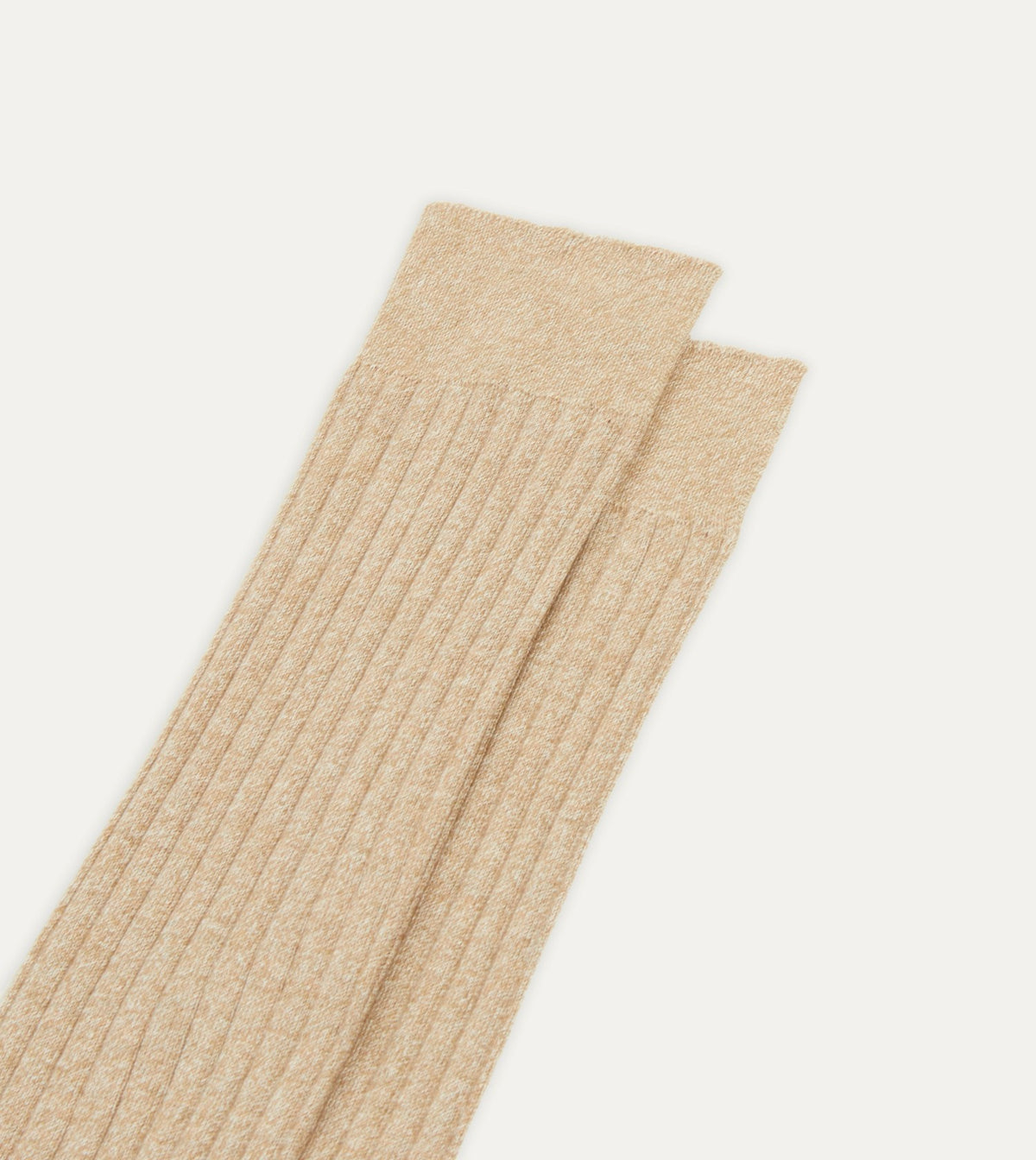 Drake's Oatmeal Cotton Over-the-Calf Socks