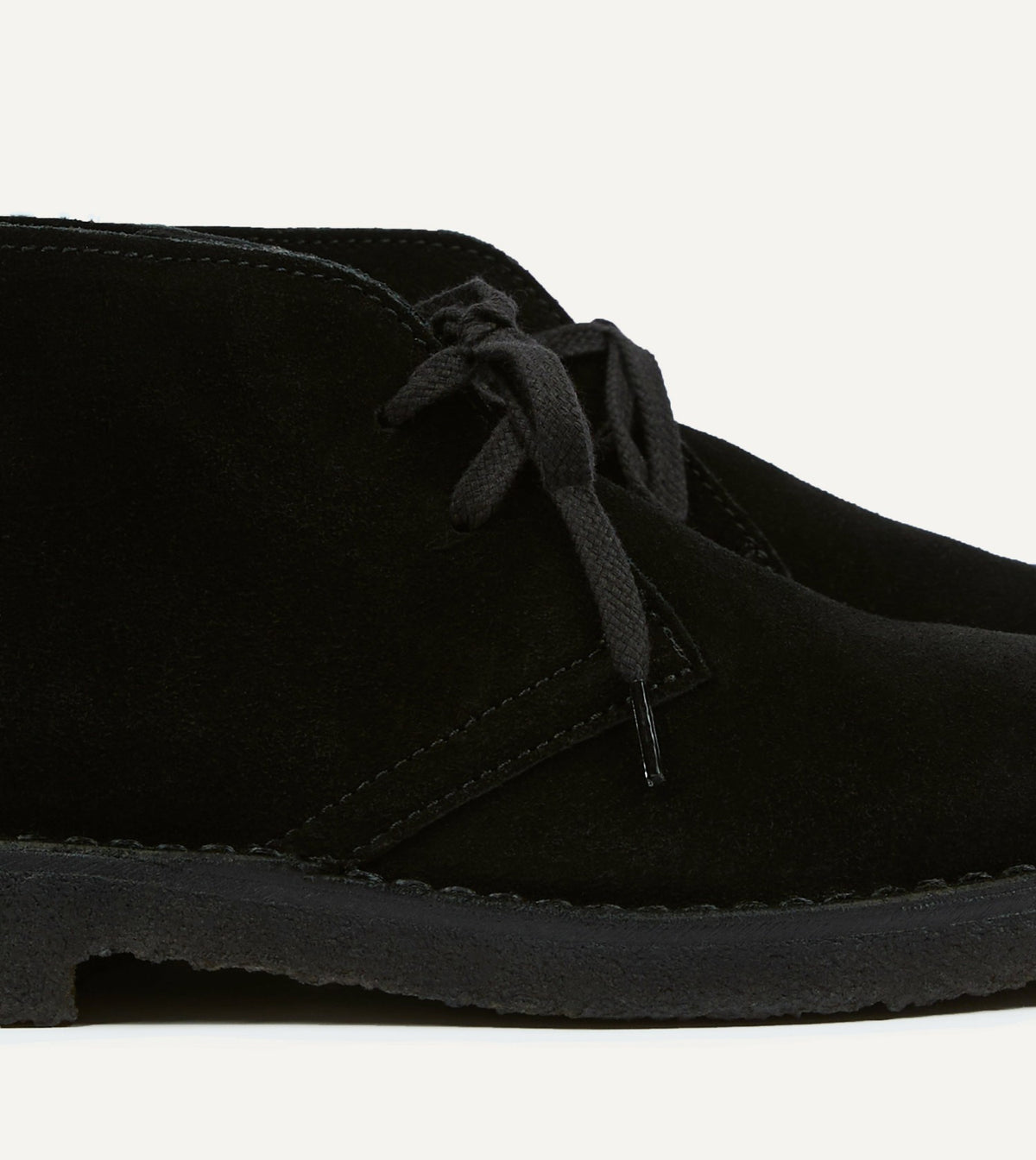 Drake's Clifford Desert Boot Black Suede