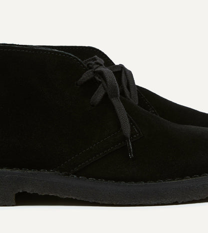 Drake's Clifford Desert Boot Black Suede