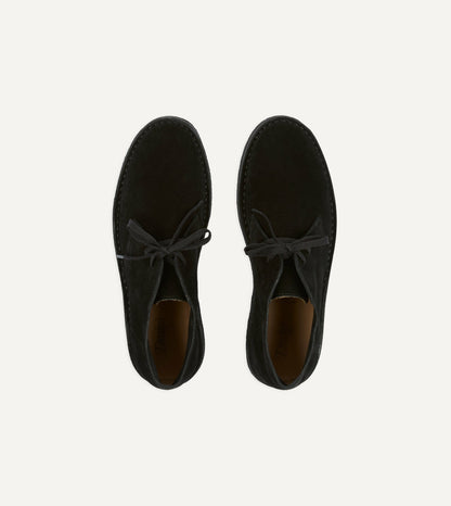 Drake's Clifford Desert Boot Black Suede
