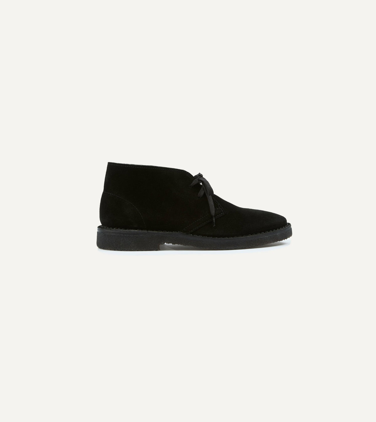 Drake's Clifford Desert Boot Black Suede