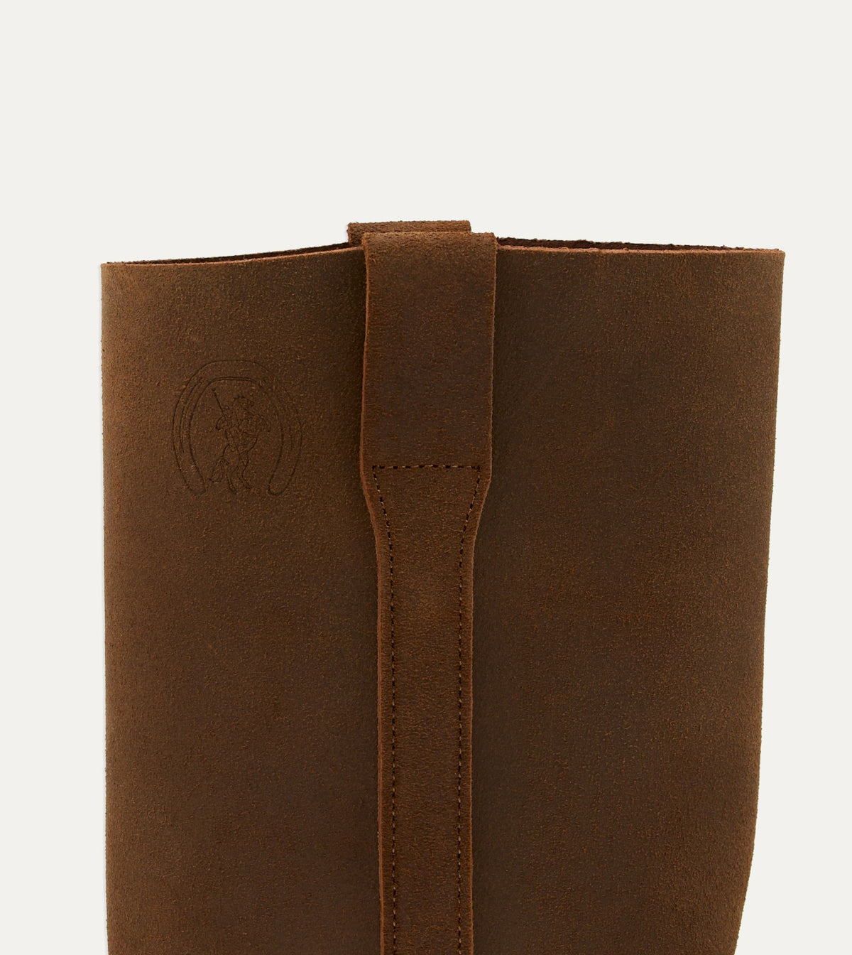 Drake's La Botte Gardiane Camarguaise Brown Waxed Leather Boots