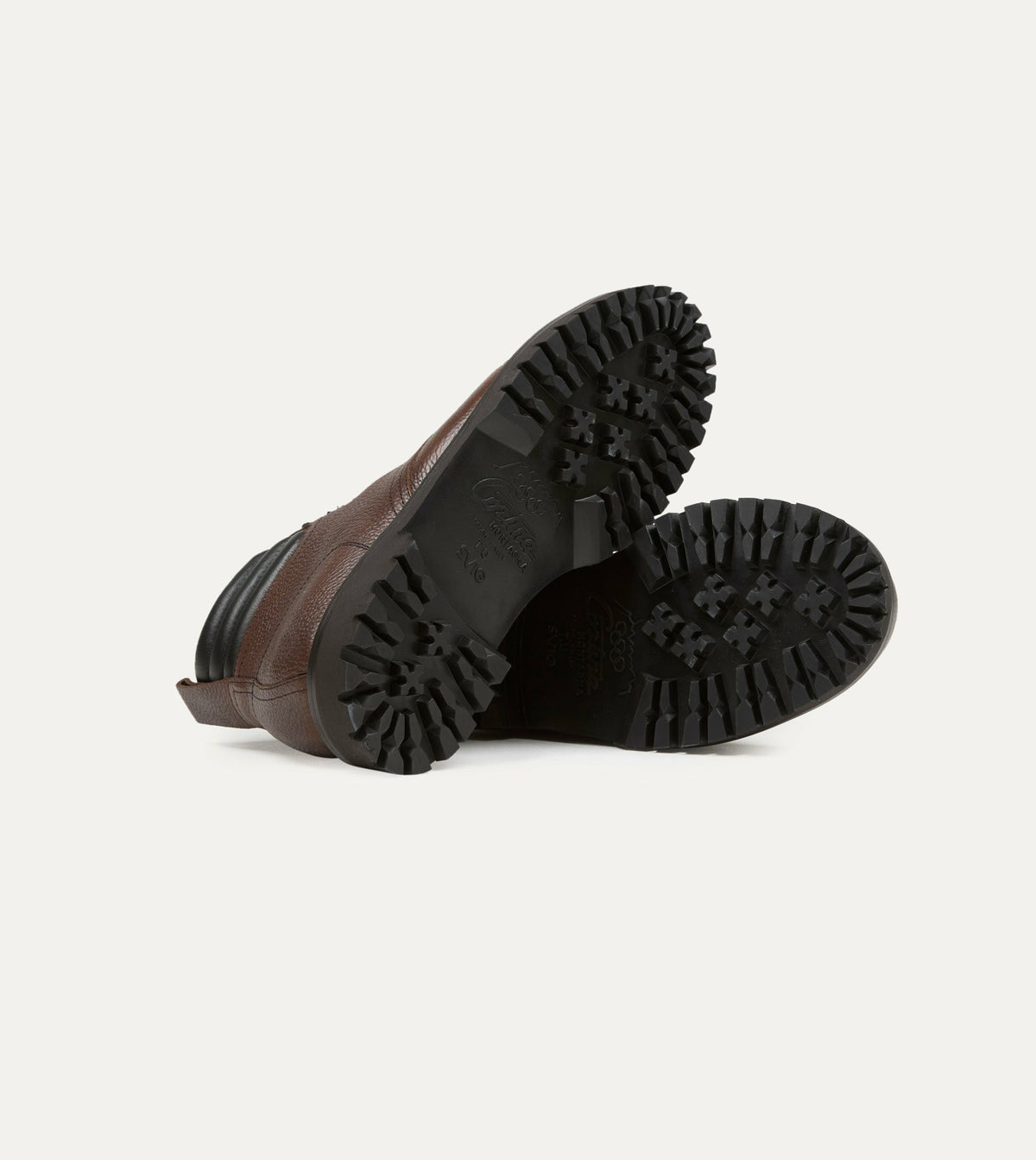 Drake's Yuketen Salvia Brown Leather Boots