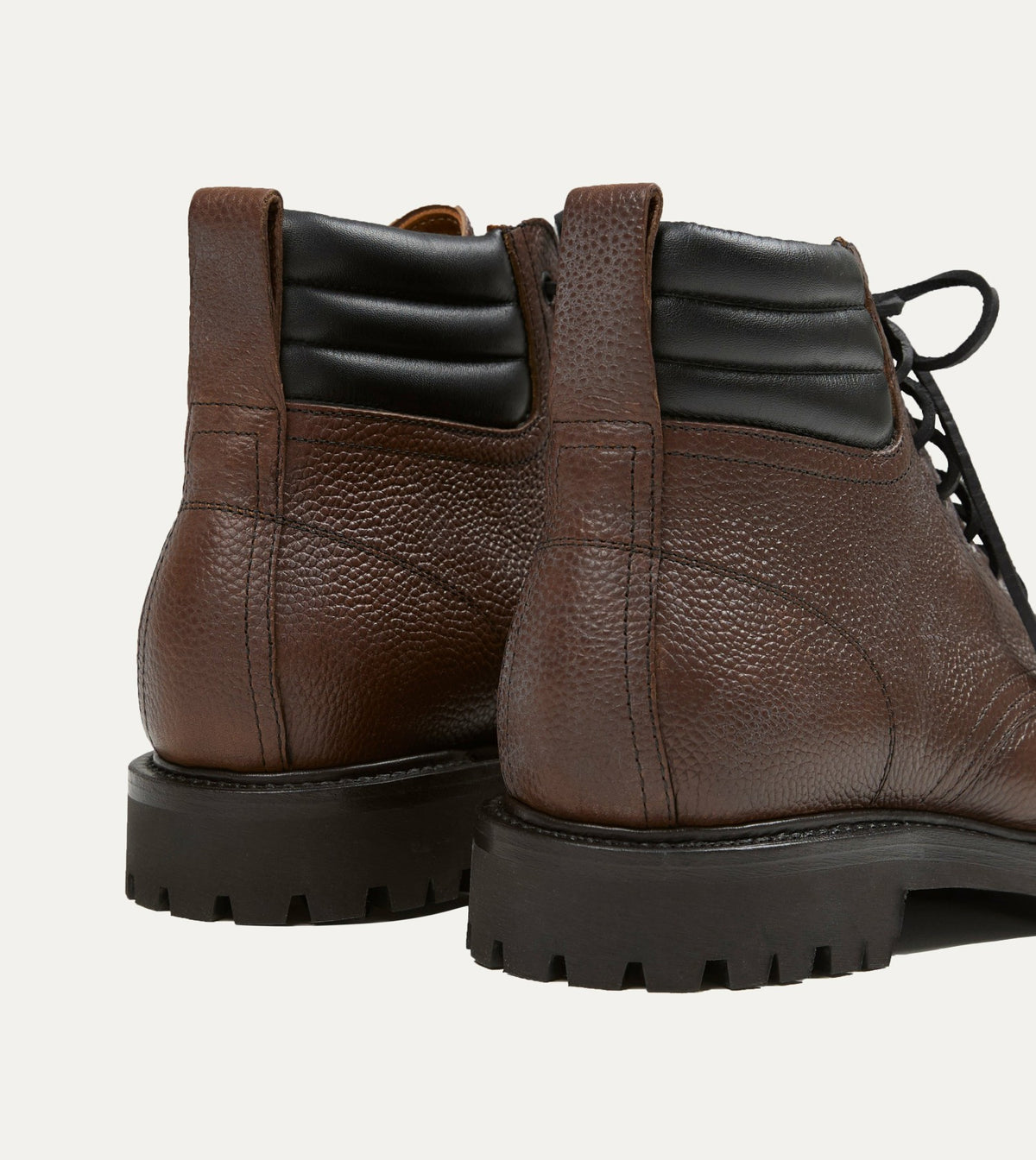 Drake's Yuketen Salvia Brown Leather Boots