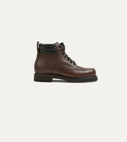 Drake's Yuketen Salvia Brown Leather Boots