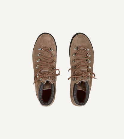 Drake's Paraboot Avoriaz Velours Graphite Suede Hiking Boot