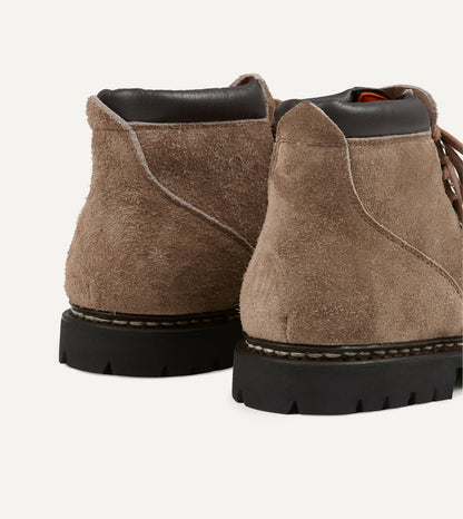 Drake's Paraboot Avoriaz Velours Graphite Suede Hiking Boot