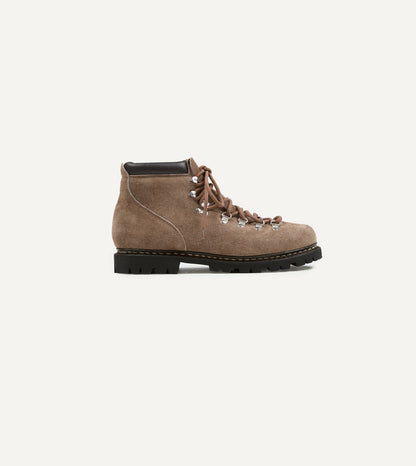 Drake's Paraboot Avoriaz Velours Graphite Suede Hiking Boot
