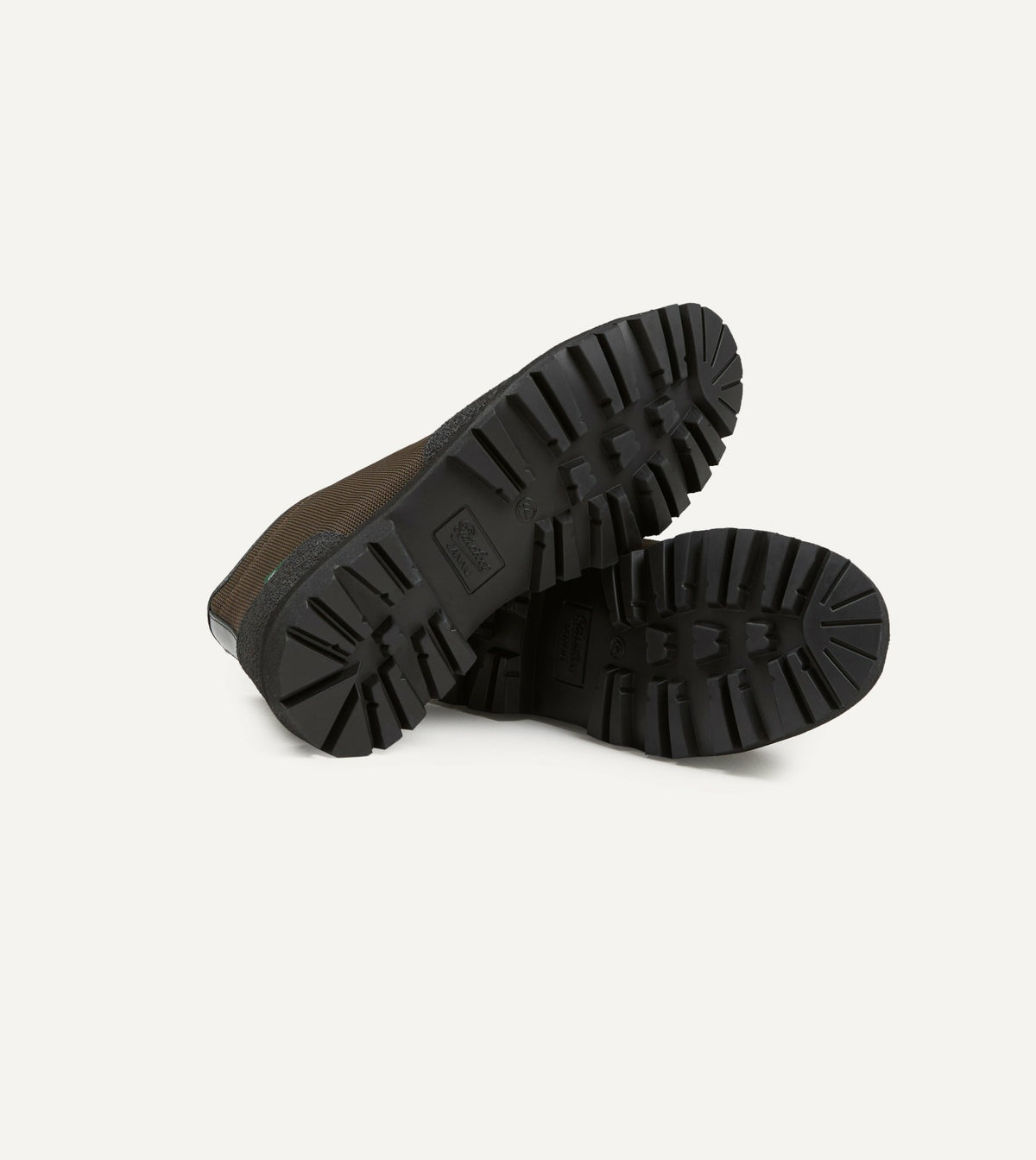 Drake's Paraboot Yosemite Brown Leather Mesh Hiking Boots