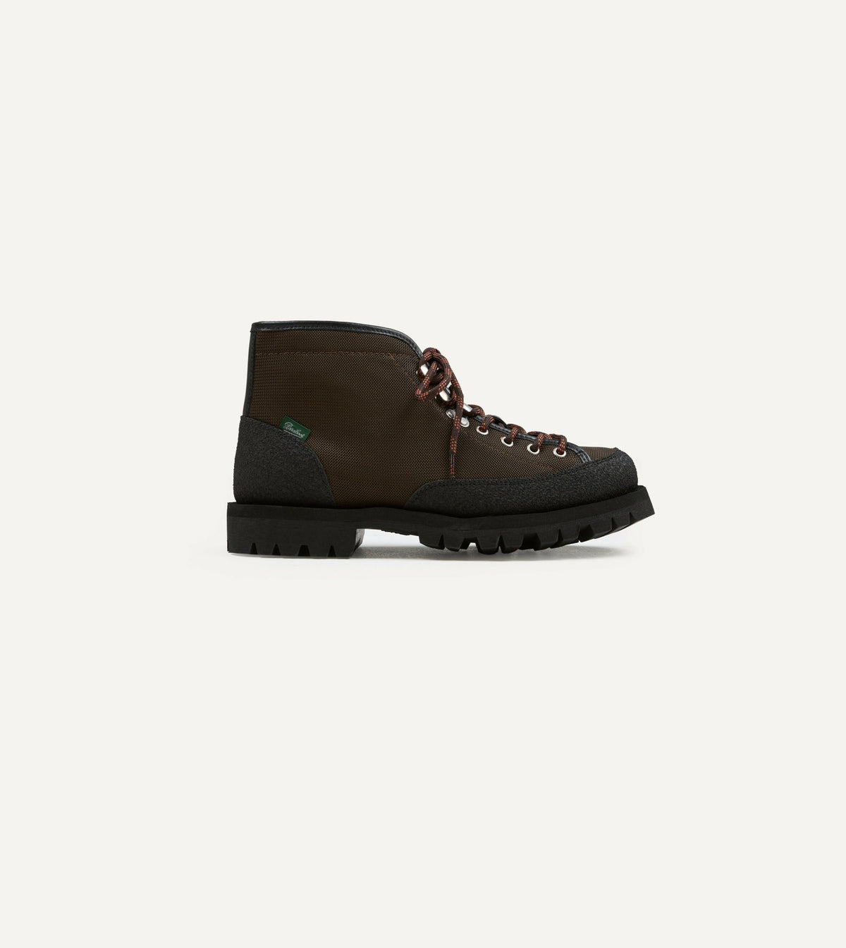Drake's Paraboot Yosemite Brown Leather Mesh Hiking Boots