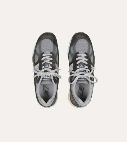 Drake's New Balance 'Elevated Essentials' Alloy Grey and Smoked Pearl Made in UK 991v2 Trainers