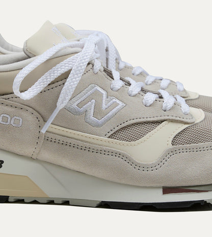 Drake's New Balance 'Elevated Essentials' Oyster and Antique White Made in UK 1500 Trainers