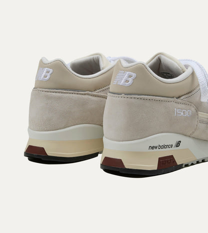 Drake's New Balance 'Elevated Essentials' Oyster and Antique White Made in UK 1500 Trainers