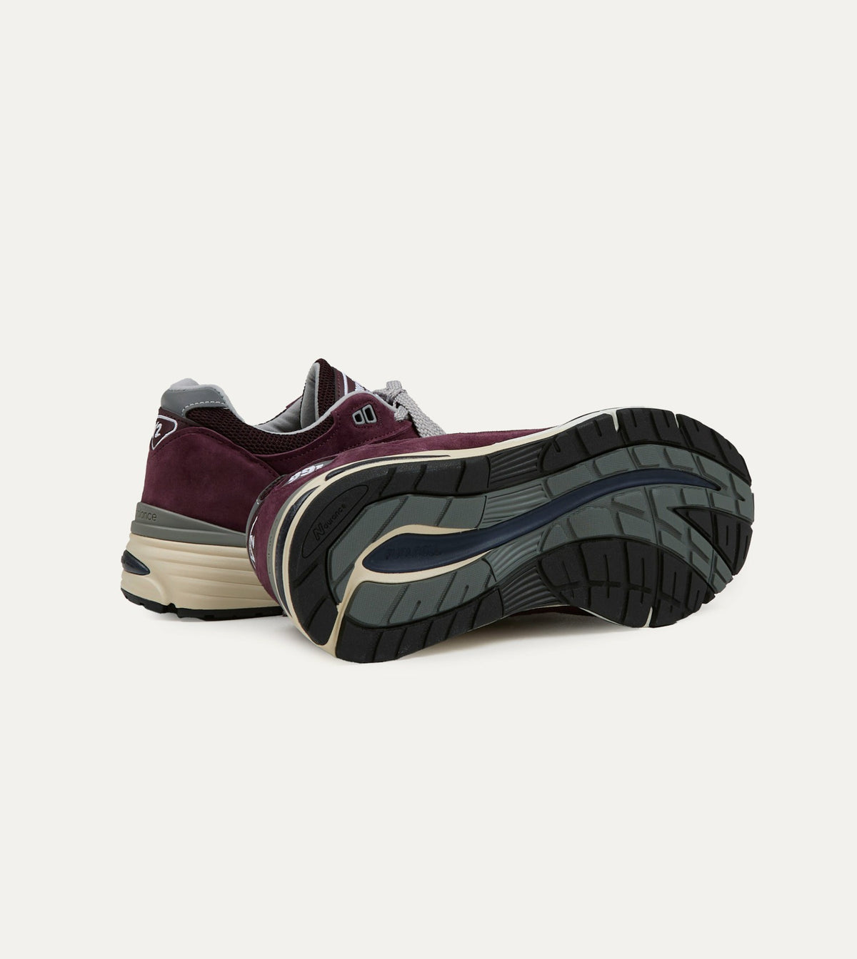 Drake's New Balance Catawba Grape Made in UK 991v2 Trainers